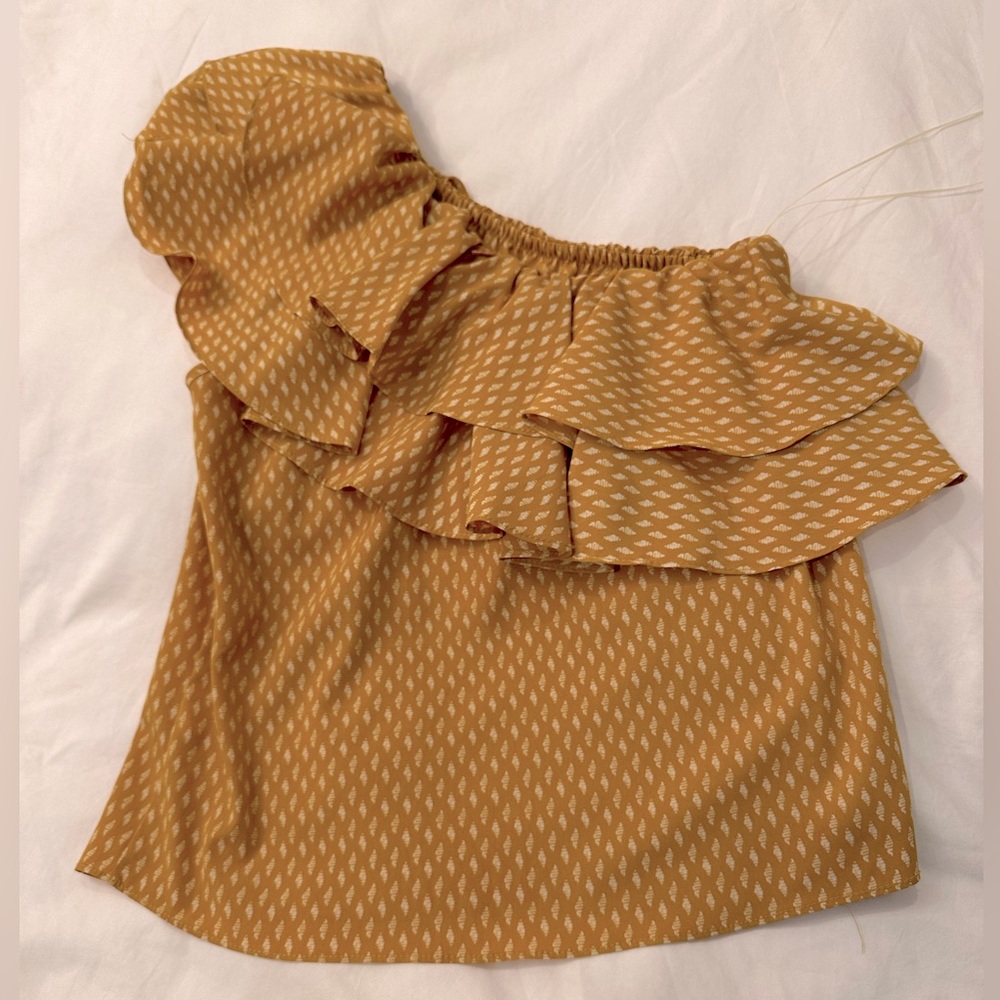 Misa LA ruffled one shoulder top - Picture 5 of 9